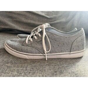 Vans Sneakers Womens Size 10 Gray Lace Up Low Top Skate Shoes